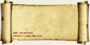 Jagodinka Raković vizit kartica